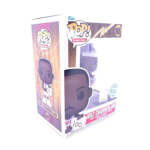 Funko POP! Wilt Chamberlain 165 Basketball Philadelphia Warriors Figure New - Picture 3 of 11